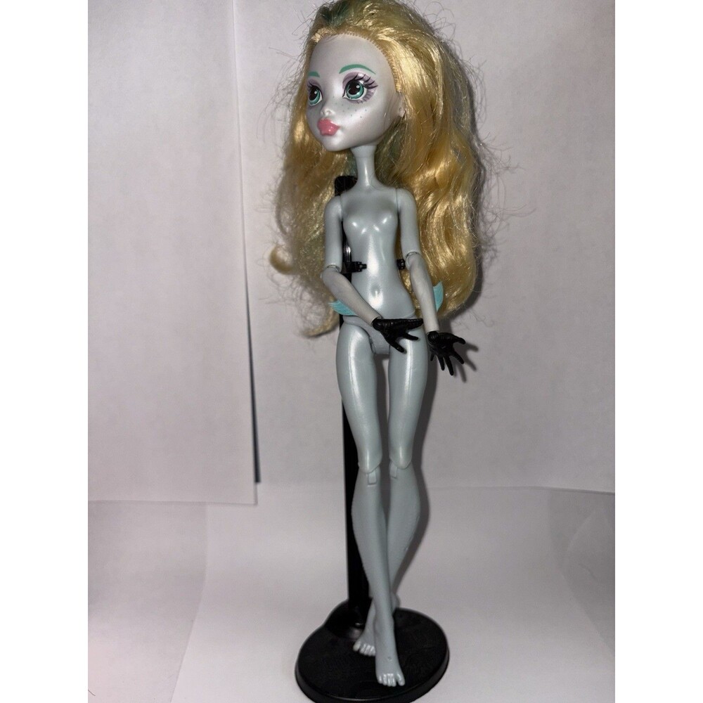 Monster High Shriekwrecked Lagoona Blue Doll Nude Doll AS IS